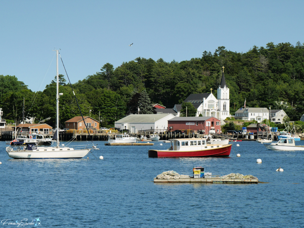 Variety of Boats in Boothbay Harbor Maine   @FanningSparks