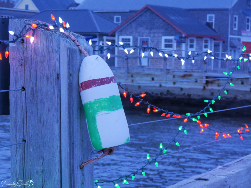 Buoy and Colored Lights at St Andrews Market   @FanningSparks