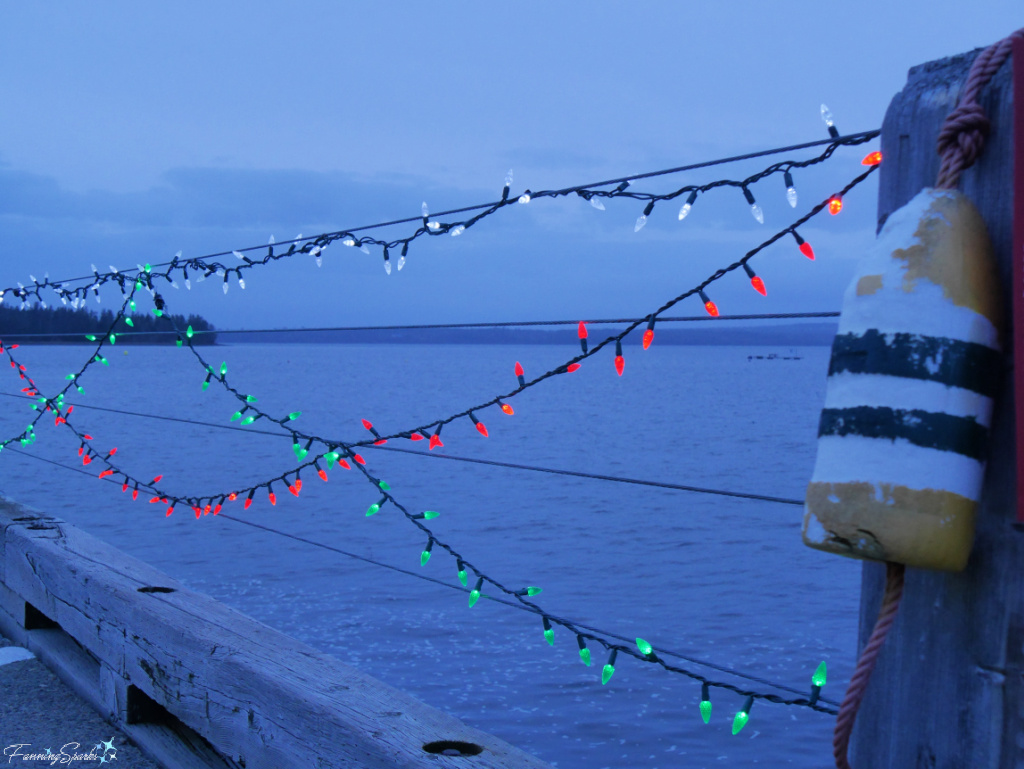 Buoy with Colored Lights on St Andrews Wharf   @FanningSparks