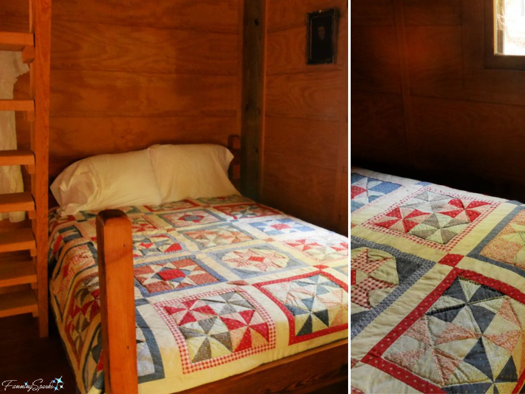 Creek Cabin Bed Quilt at Stepback in Eatonton Georgia   @FanningSparks