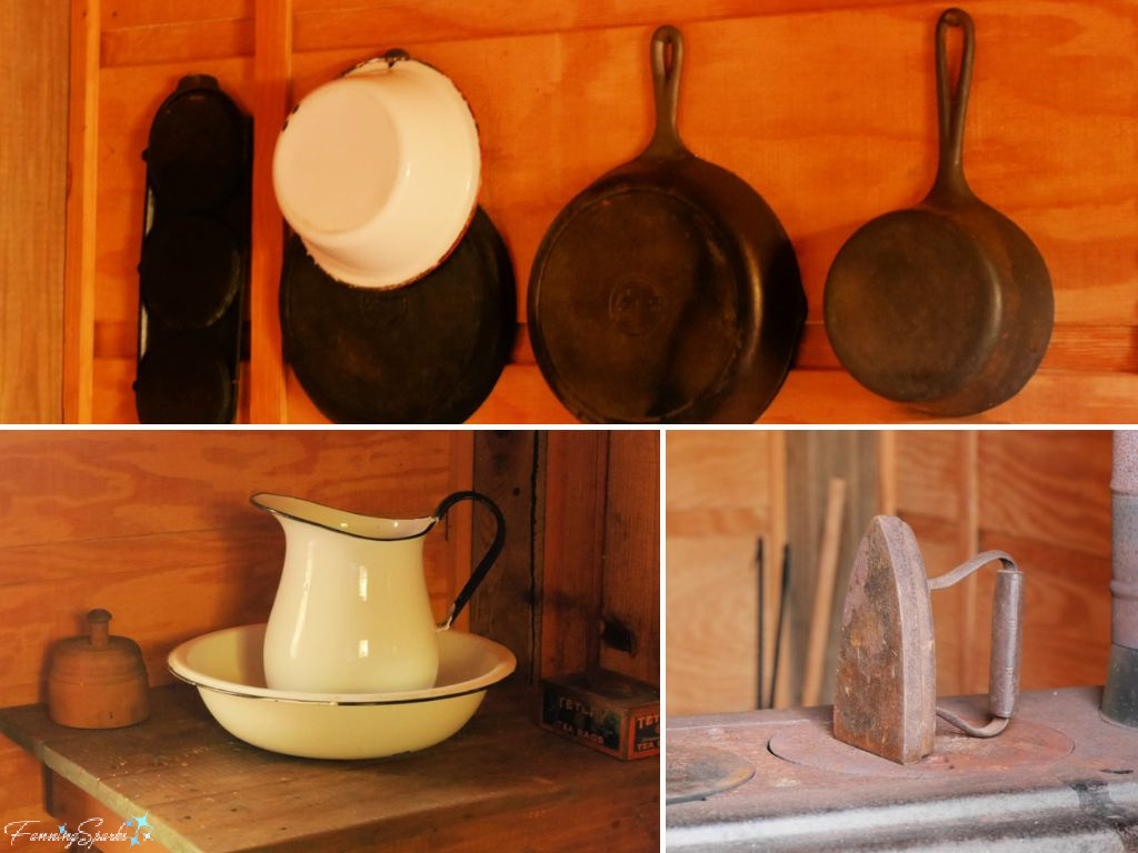 Creek Cabin Kitchen Details at Stepback in Eatonton Georgia   @FanningSparks