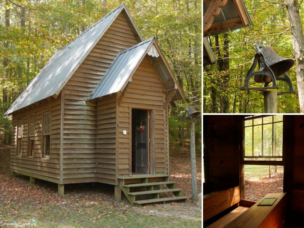 Schoolhouse at Stepback in Eatonton Georgia   @FanningSparks