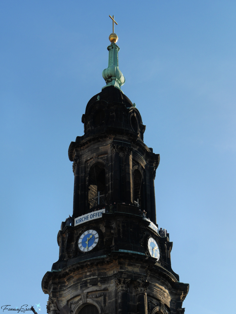 Kreuzkirche Tower in Dresden Germany   @FanningSparks