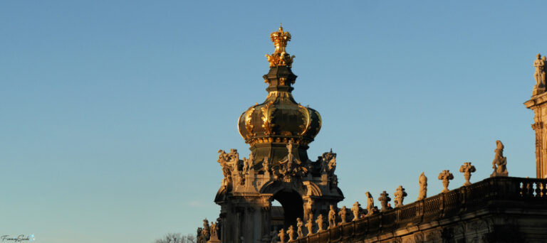 Zwinger Palace Crown Gate in Dresden Germany @FanningSparks