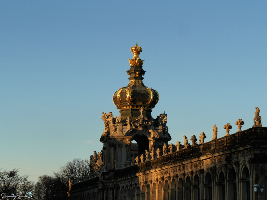 Zwinger Palace Crown Gate in Dresden Germany   @FanningSparks