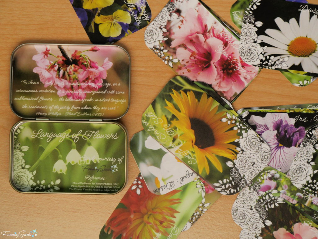 Completed Language of Flowers Mini Cards with Decorated Box   @FanningSparks