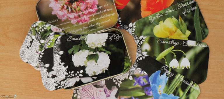 Language of Flowers Mini Cards - DIY Tutorial @FanningSparks