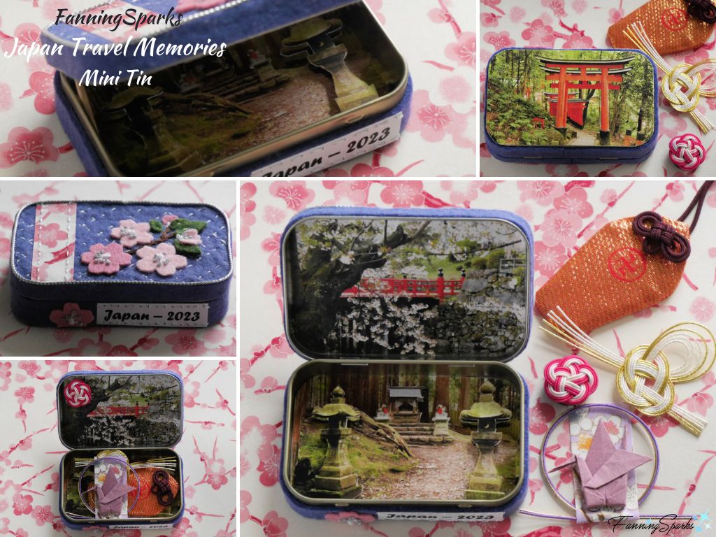 My Japan Travel Memories Mini Tin Pin   @FanningSparks