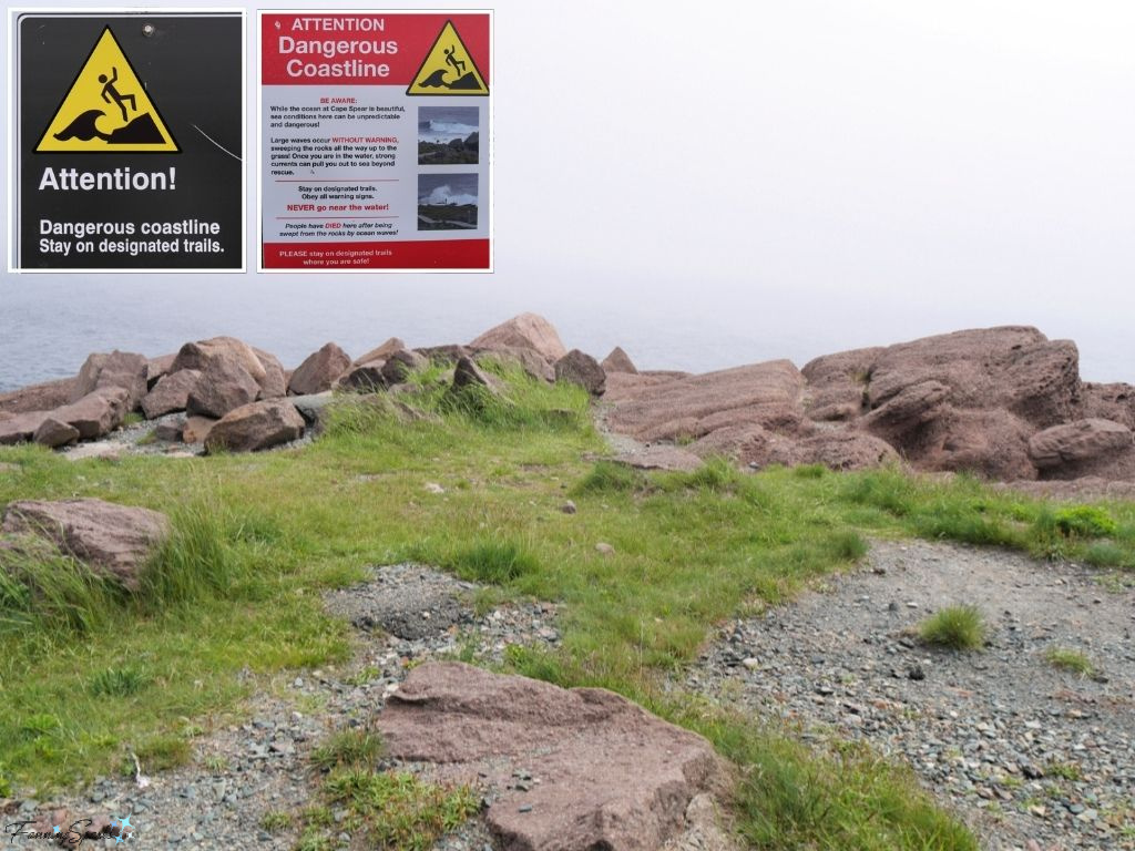 Dangerous Coastline Sign at Cape Spear Newfoundland   @FanningSparks