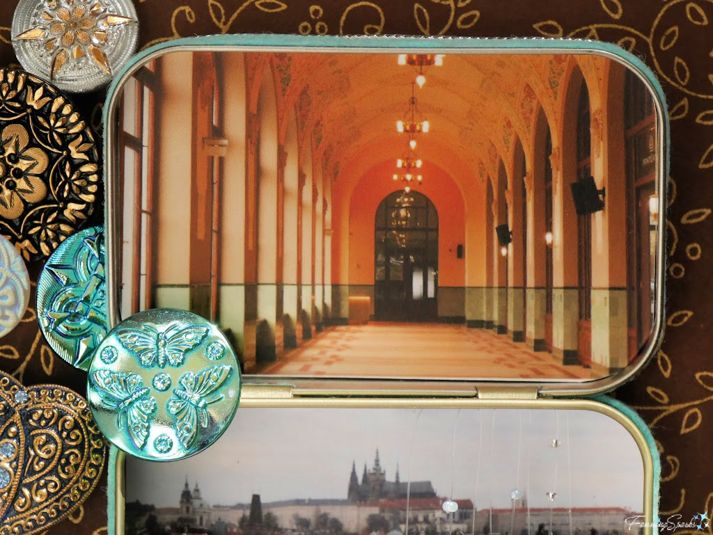 Inside Lid of My Prague Travel Memories Mini Tin   @FanningSparks