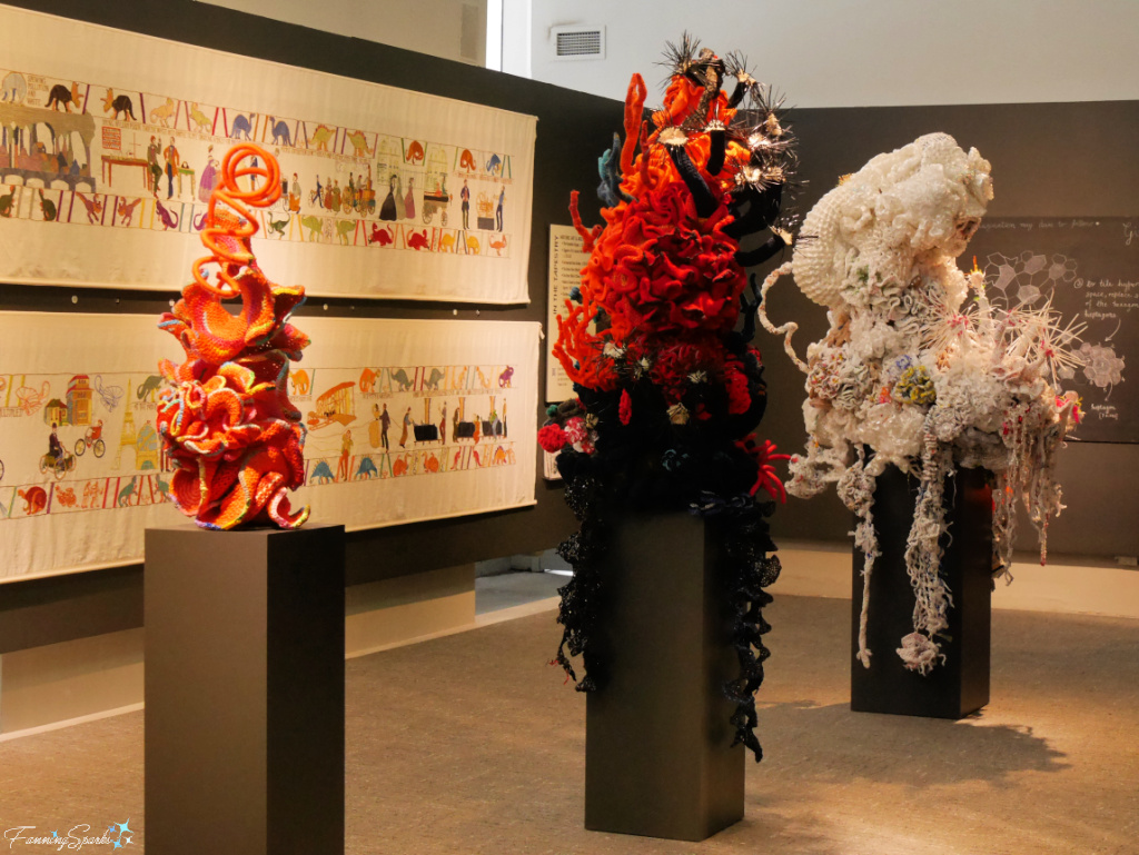 Institute for Figuring Crochet Coral Reef at Museum of Design Atlanta   @FanningSparks