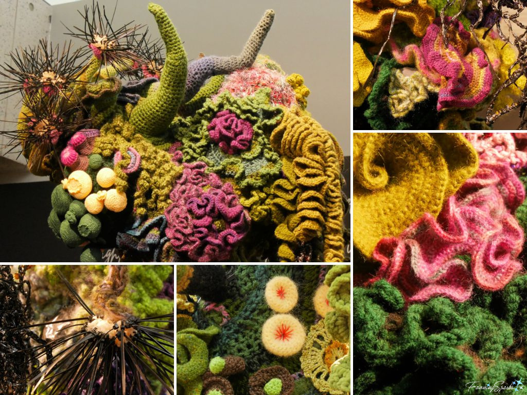 MEDUSA Artwork in Institute for Figuring Crochet Coral Reef at Museum of Design Atlanta   @FanningSparks