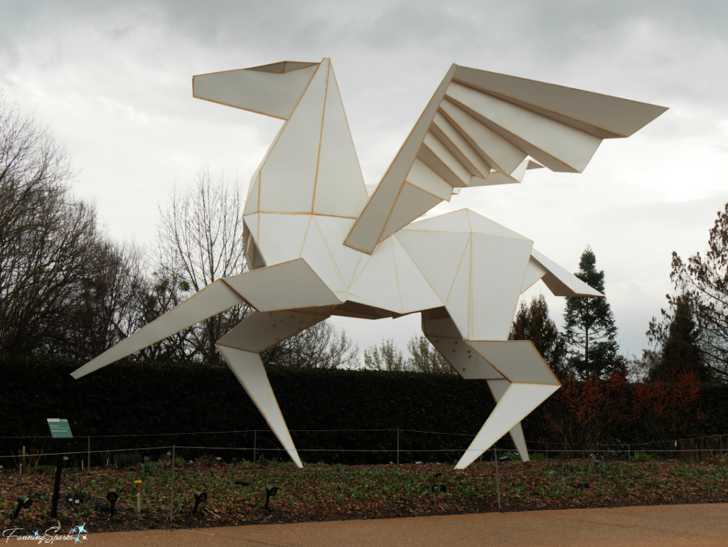 Origami Heros Horse by Kevin Box Studio at Atlanta Botanical Garden   @FanningSparks