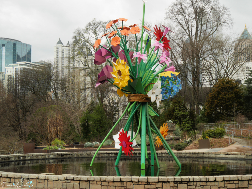 Scents of Gratitude Sculpture by Kevin Box Studio and Fellow Artists at Atlanta Botanical Garden   @FanningSparks