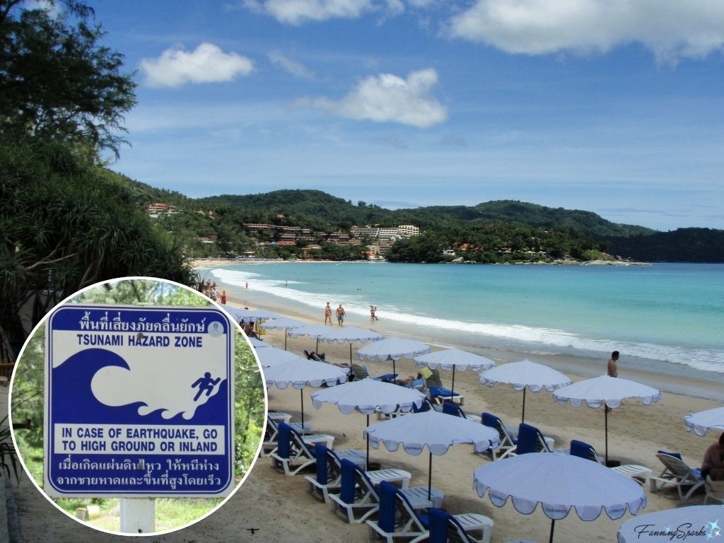 Tsunami Hazard Zone Sign in Phuket Thailand   @FanningSparks