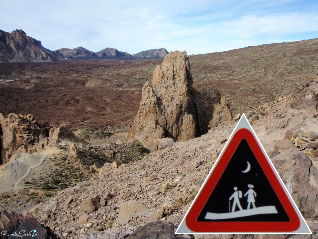 Warning Signs in Teide National Park in Tenerife Canary Islands   @FanningSparks