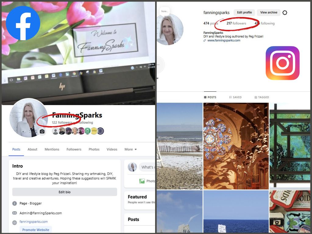 FanningSparks on Facebook and Instagram - as of March 2025   @FanningSparks    