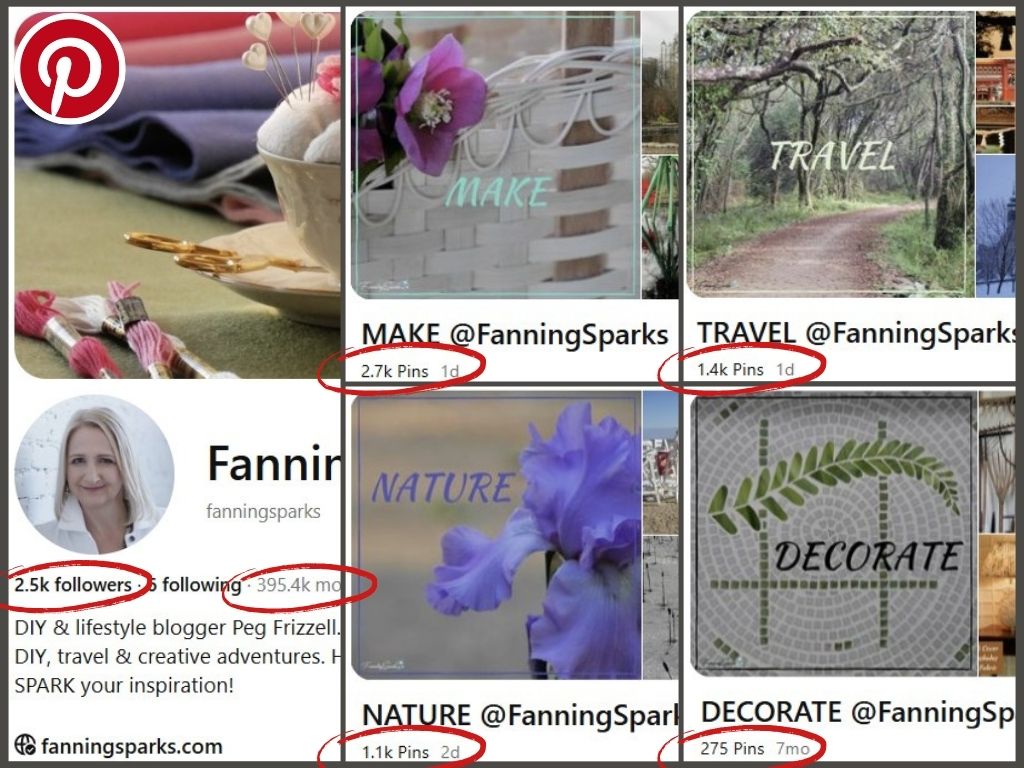 FanningSparks on Pinterest - as of March 2025   @FanningSparks    