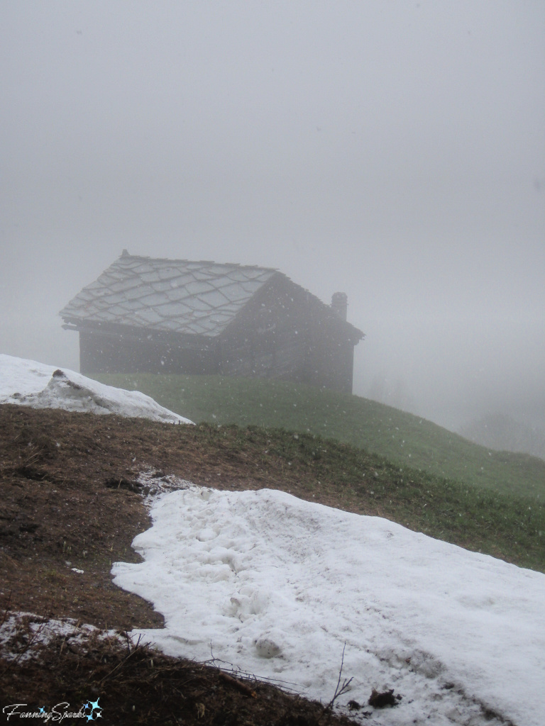 Smurr Surrounds Shed Along Trail Near Zermatt Switzerland   @FanningSparks