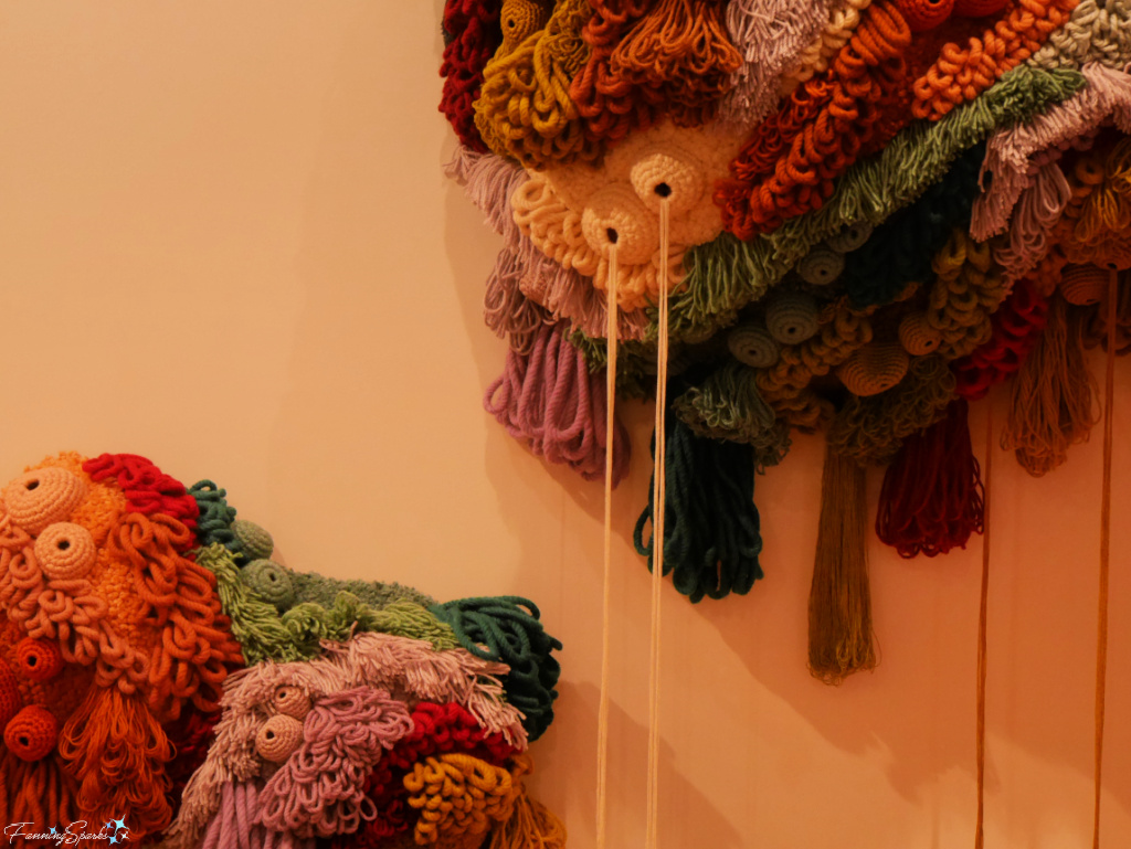 Closeup of Coral Garden by Vanessa Barragão at Coastal Discovery Museum in South Carolina   @FanningSparks