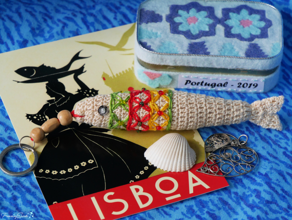 Crocheted Sardine from Portugal   @FanningSparks