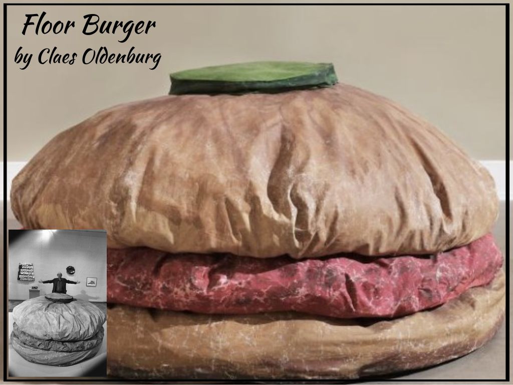 Floor Burger by Claes Oldenburg   - from Art Gallery of Ontario