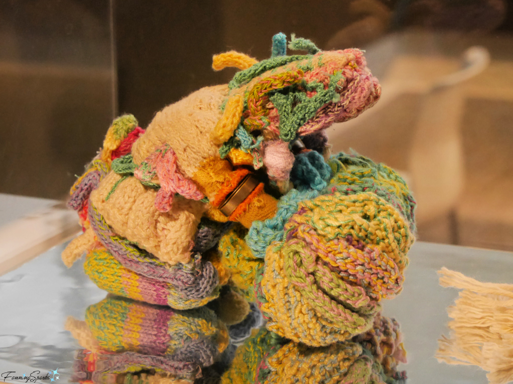 Knitted Brain KB2 by Dr Karen Norberg at Museum of Design Atlanta   @FanningSparks