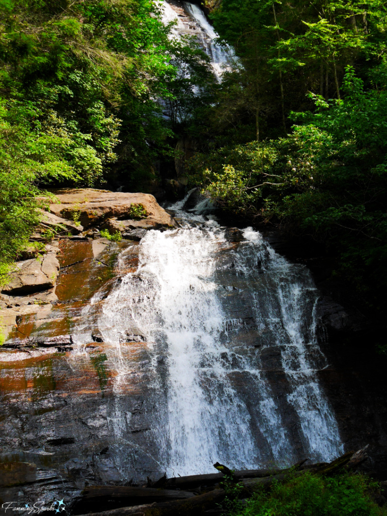 Left-Side of Anna Ruby Falls in Georgia   @FanningSparks