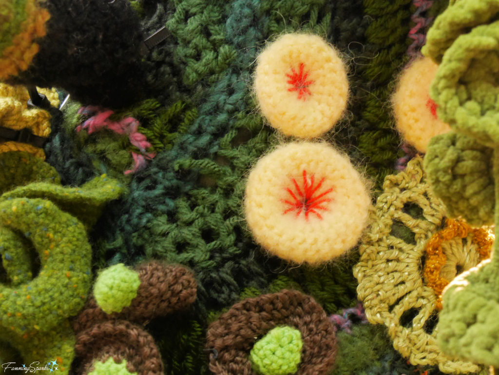 MEDUSA in Institute for Figuring Crochet Coral Reef at Museum of Design Atlanta Yoyos  @FanningSparks