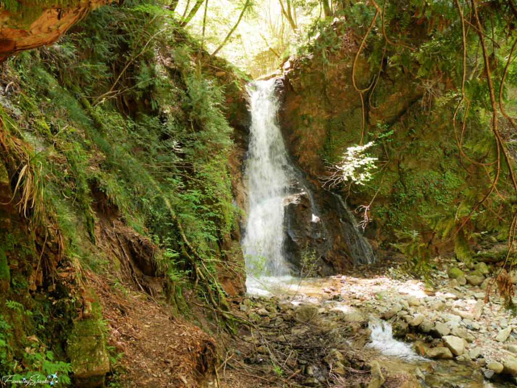 Medaki (Female) Waterfall Along Nakasendo Trail in Japan   @FanningSparks