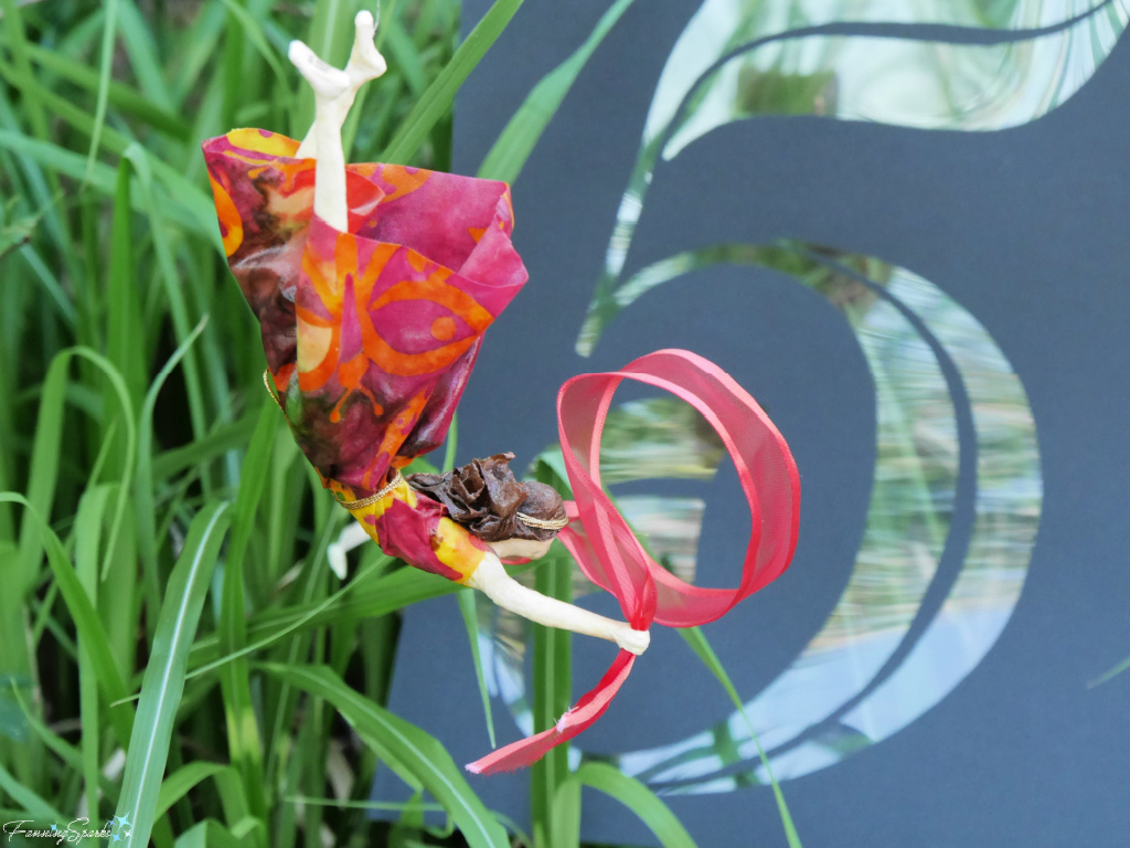 Ribbon Lady by Sarena Mann with Zebra Grass   @FanningSparks