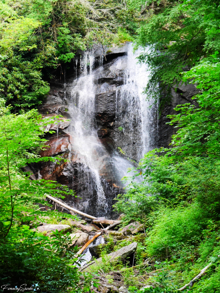 Right-Side of Anna Ruby Falls in Georgia   @FanningSparks