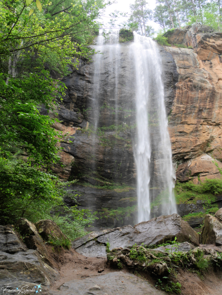 Water Plunges Over Toccoa Falls in Georgia   @FanningSparks