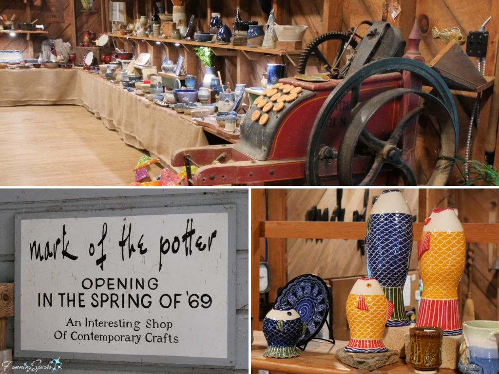 Artwork at Mark of the Potter in Clarkesville Georgia   @FanningSparks