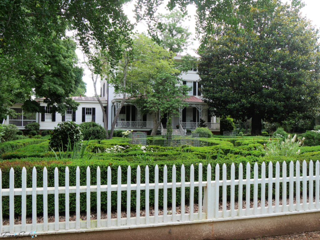 Boxwood with Fence in Madison Georgia   @FanningSparks