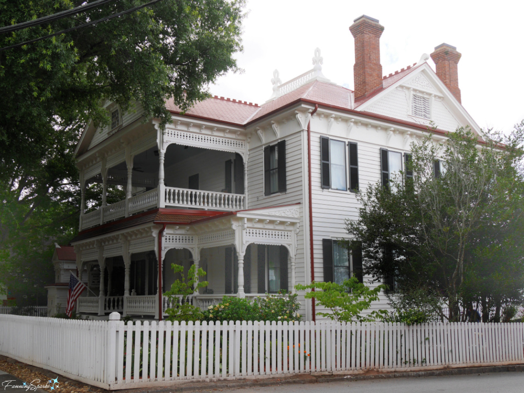 Dovecote House at 201 South Main St in Madison Georgia   @FanningSparks