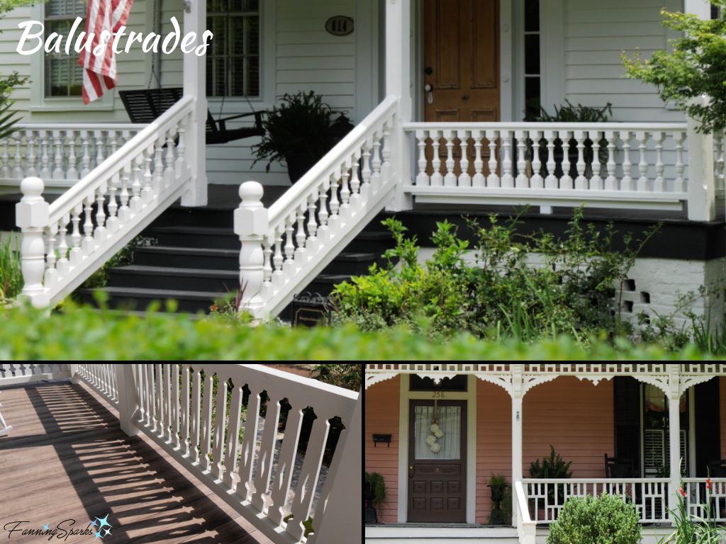 Examples of Balustrades in Madison GA and Amelia Island FL   @FanningSparks