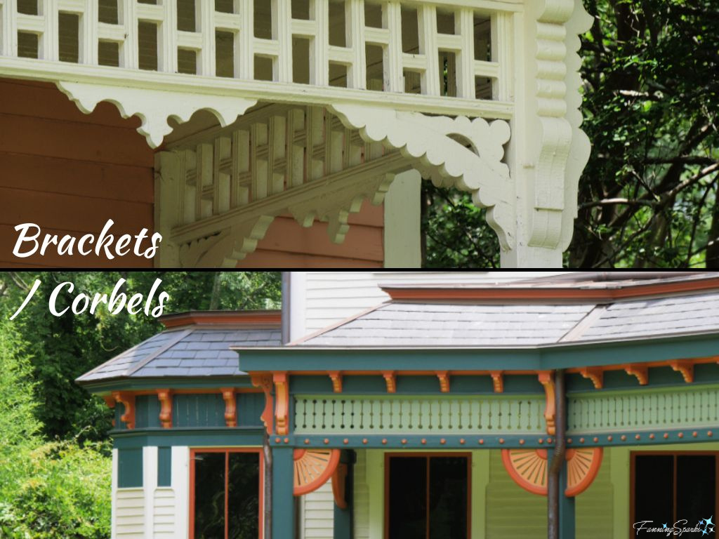 Examples of Brackets and Corbels in Madison Georgia   @FanningSparks