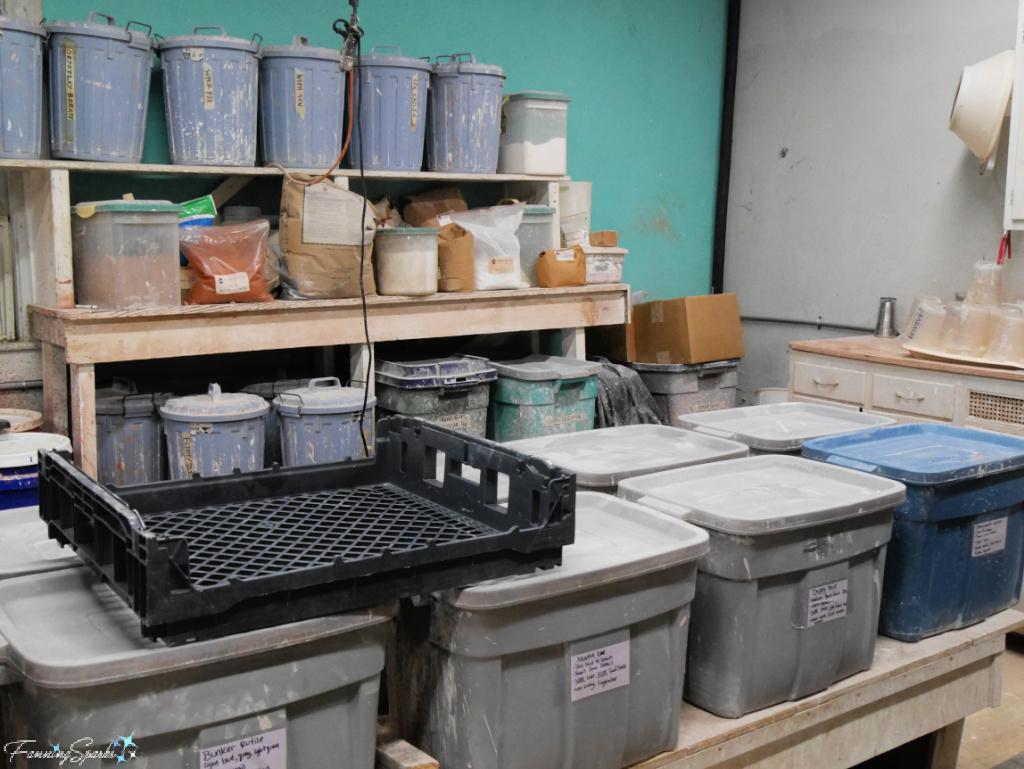 Glazing Center at Mark of the Potter in Clarkesville Georgia   @FanningSparks