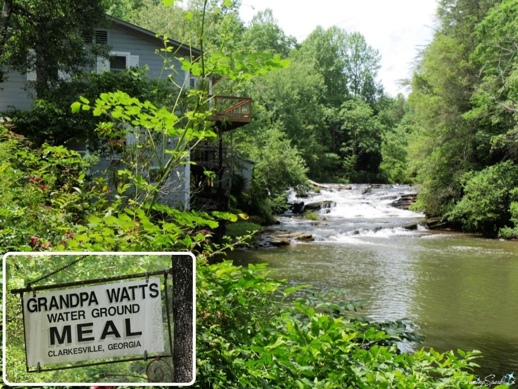 Grandpa Watts Grist Mill on Soque River in Clarkesville Georgia   @FanningSparks