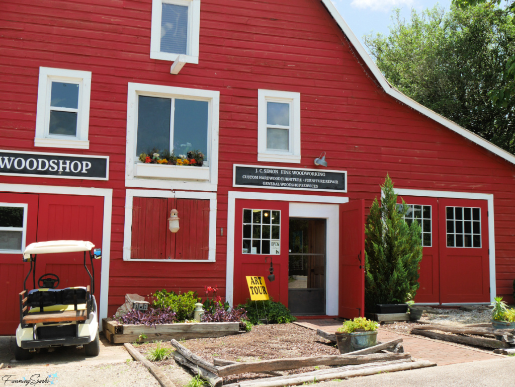 JC Simon Fine Woodworking Woodshop in Clarkesville Georgia   @FanningSparks