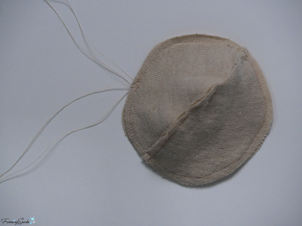 Sewing My Cloth Art Doll Head   @FanningSparks