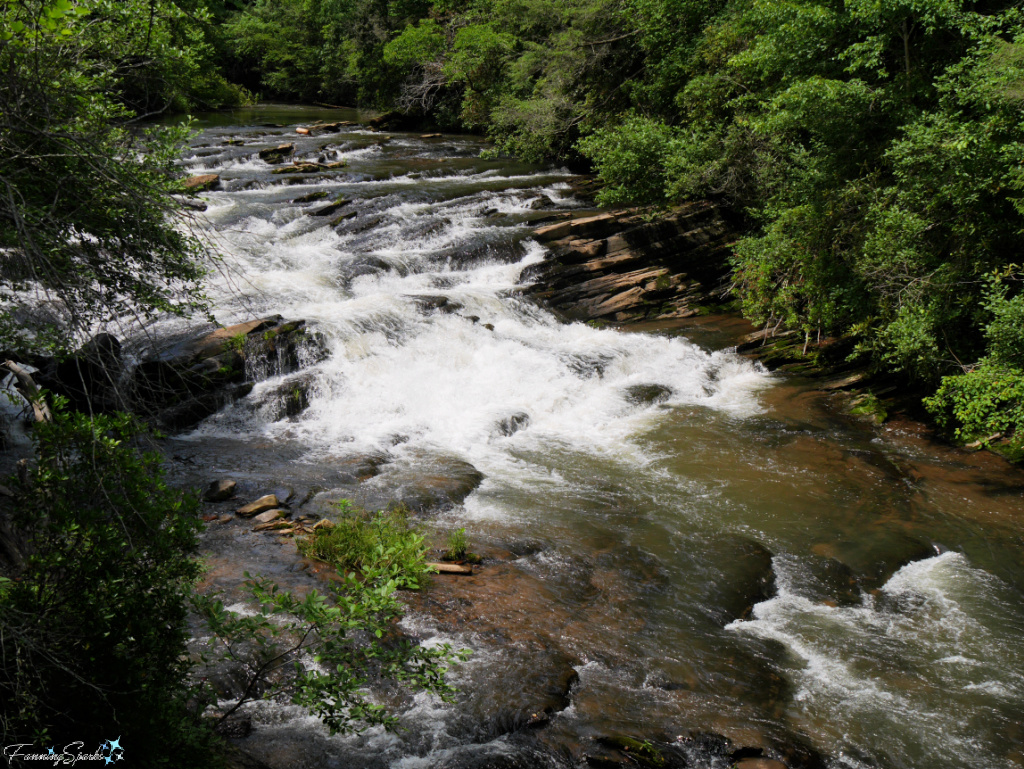 Soque River from Mark of the Potter Shop in Clarkesville Georgia   @FanningSparks