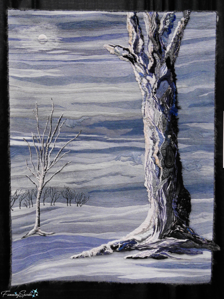 After the Warming Permanent Winter by Jean Sredl at SAQA Exhibition   @FanningSparks