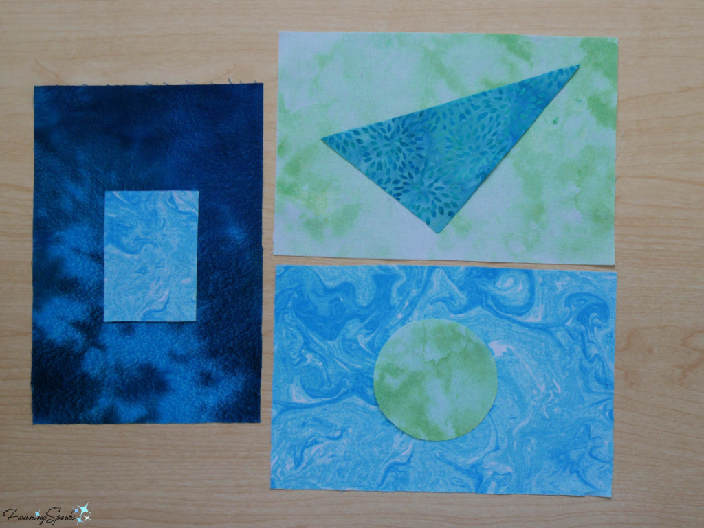 Basic Design Format - Central Option - Composing a Collage   @FanningSparks