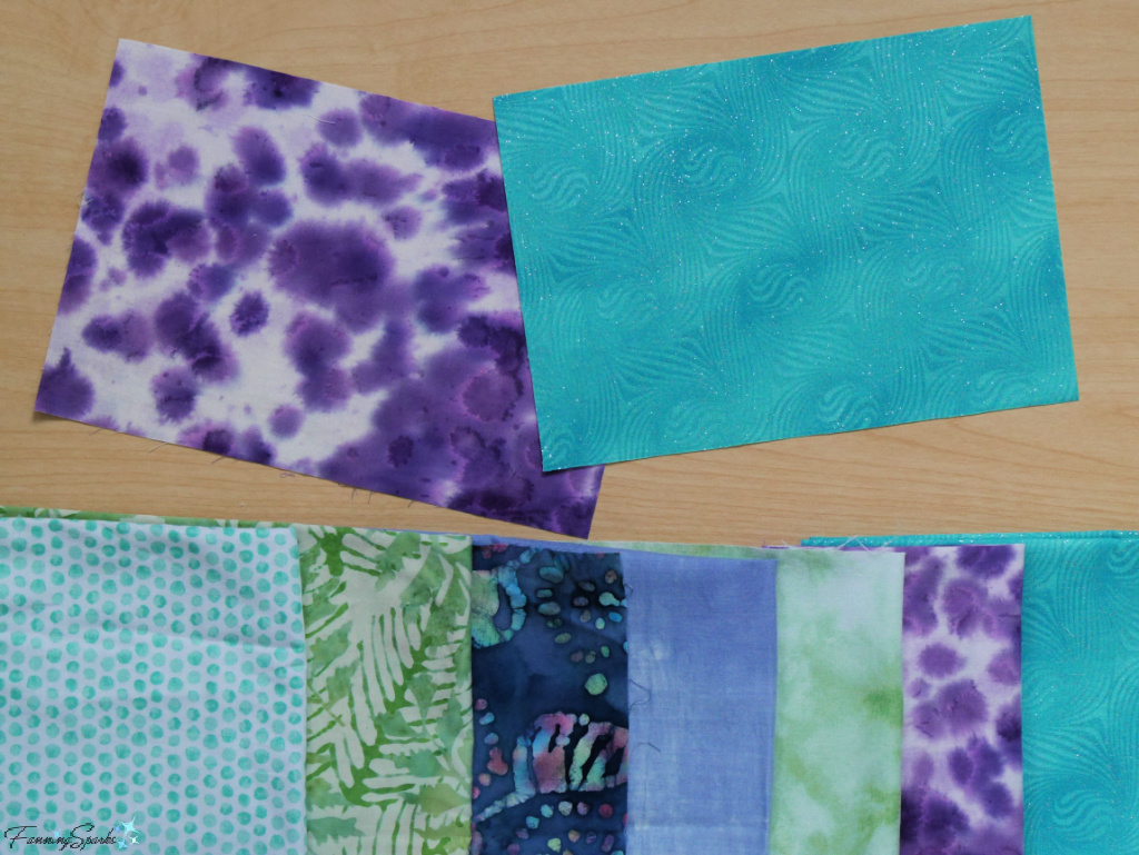 Considering Fabric Options for My Heart Textile Collage   @FanningSparks