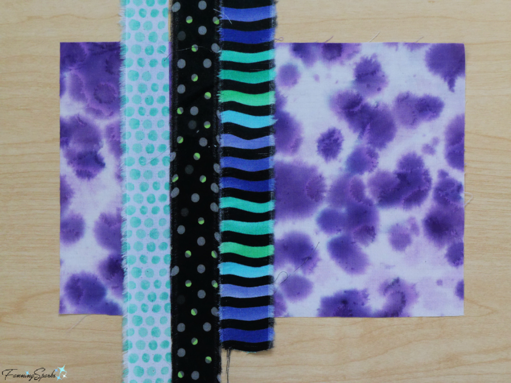 Considering Vertical Format for My Heart Textile Collage      @FanningSparks