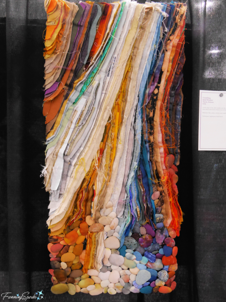 Crumbling by Janet Windsor at SAQA Exhibition   @FanningSparks