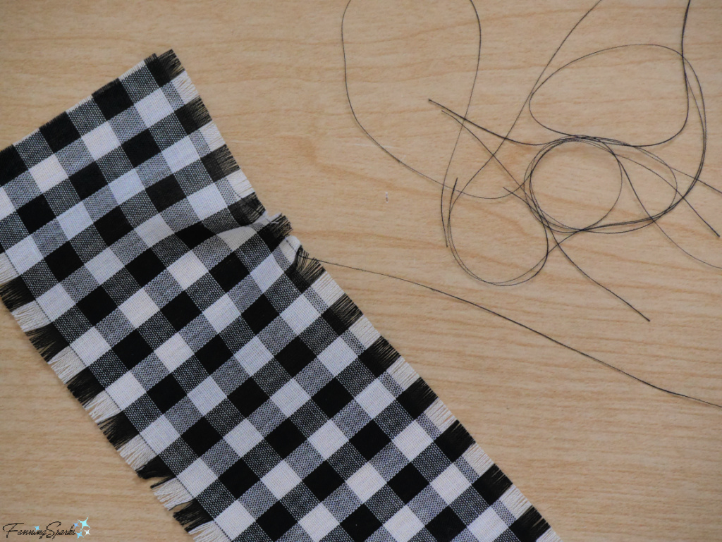 Fraying Edges for My Heart Textile Collage   @FanningSparks