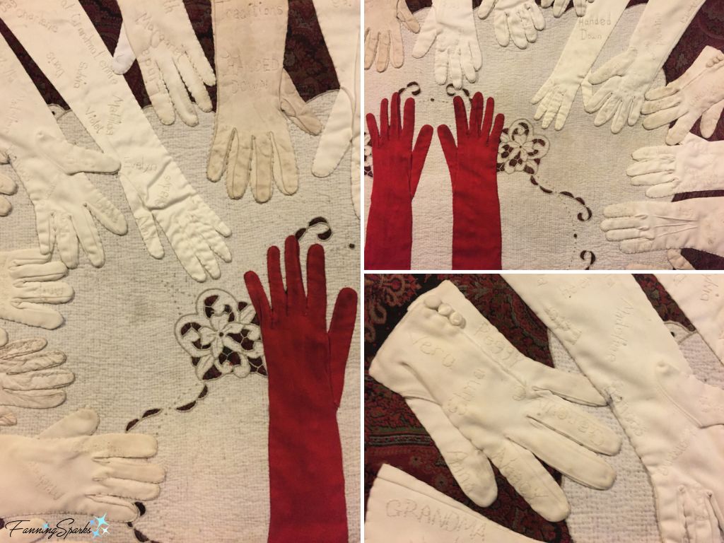 Handed Down Details by Susan Lenz at Southeastern Quilt and Textile Museum   @FanningSparks